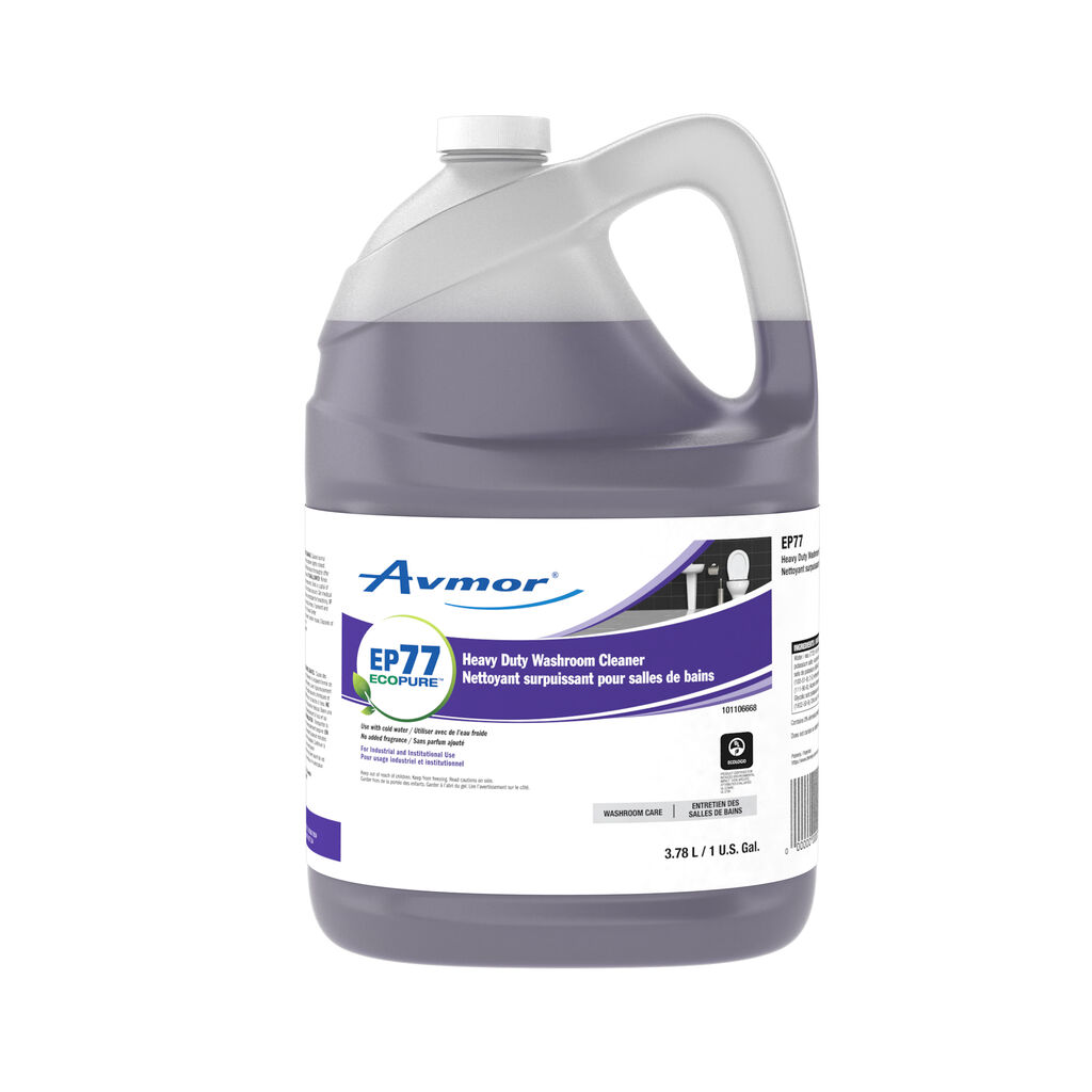 EP77 Heavy Duty Washroom Cleaner, 1gal, 4/CT - Heavy Duty Washroom Cleaner